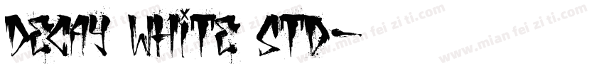 Decay White Std字体转换